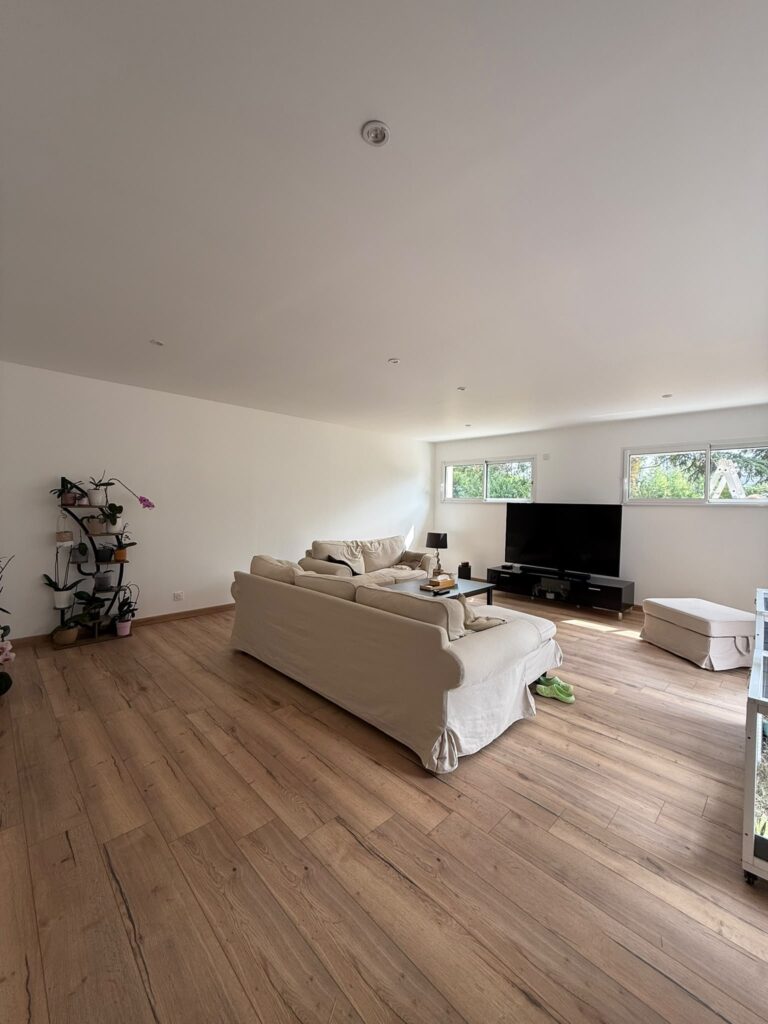 Installation de parquet et éclairage encastré à Villers-Bocage